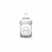 Бутылочка для кормления 120 мл "NATURAL" стеклянная 1 шт AVENT SCF671/17