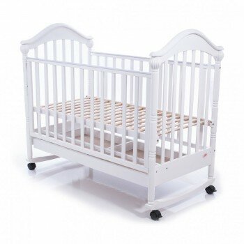 Купить детская кроватка baby care bc-419bc белая Купить детская кроватка baby care bc-419bc белая (bc-419bc/бел/ламельr) в интернет-магазине DetkinLand